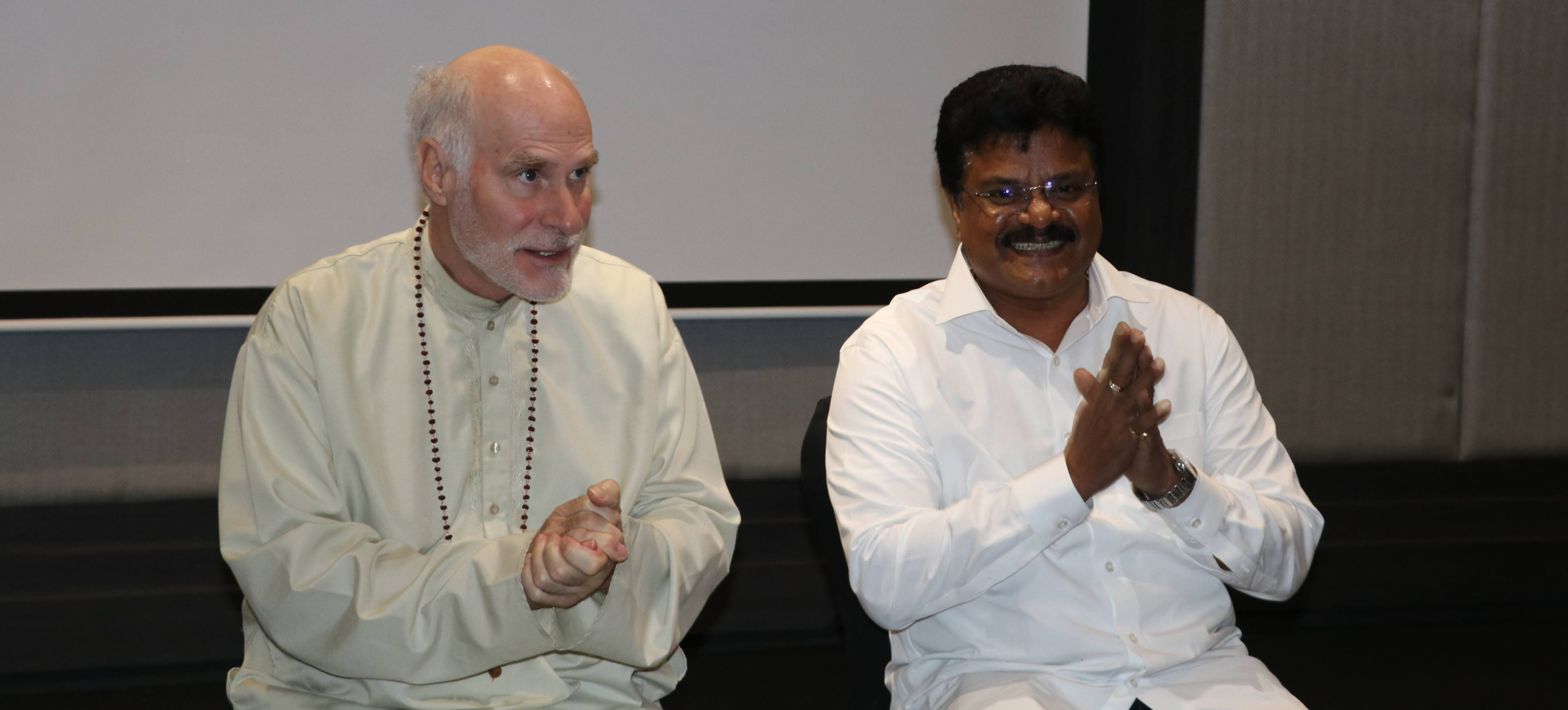 E K Dhilip Kumar with Marc Boney